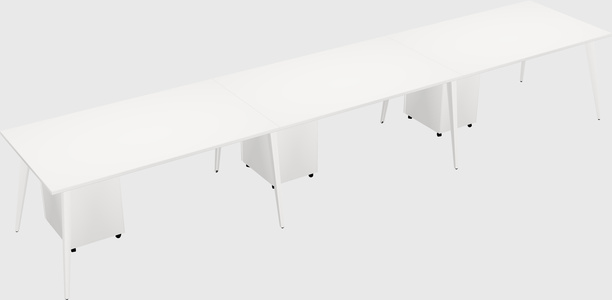 Modern rectangular office desk