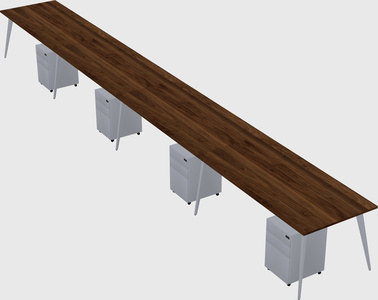 Modern rectangular office desk