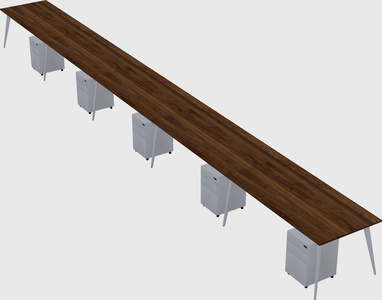 Modern rectangular office desk