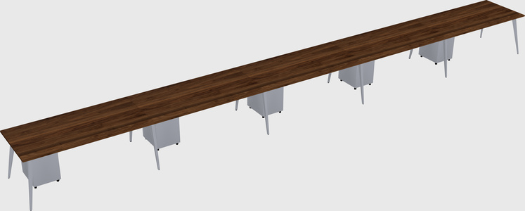 Modern rectangular office desk