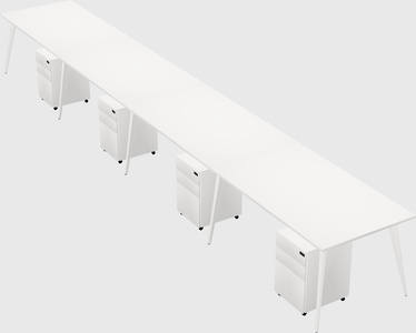 Modern rectangular office desk