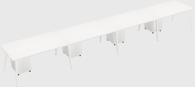Modern rectangular office desk