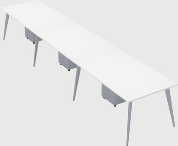 Modern rectangular office desk