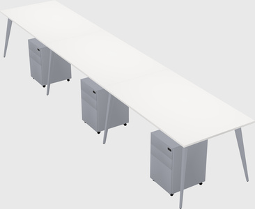 Modern rectangular office desk