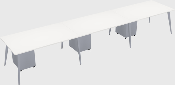 Modern rectangular office desk