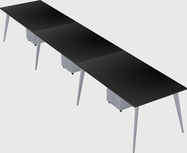 Modern rectangular office desk