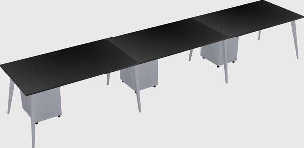 Modern rectangular office desk