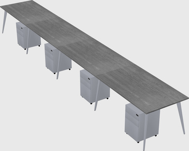 Modern rectangular office desk