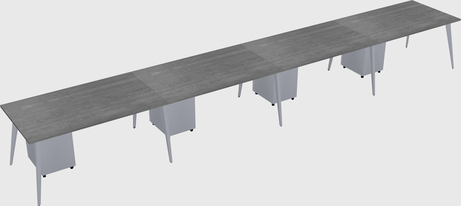 Modern rectangular office desk