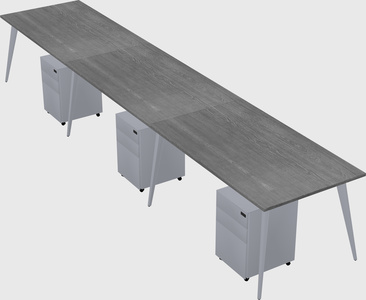 Modern rectangular office desk