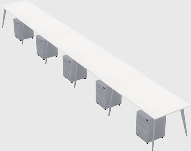 Modern rectangular office desk