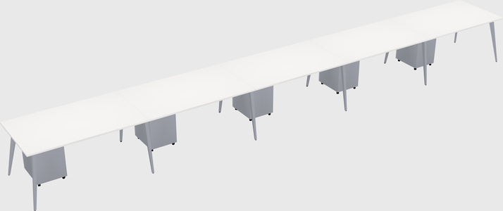 Modern rectangular office desk