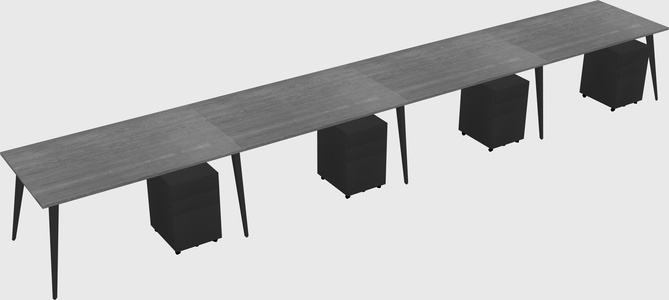 Modern Rectangular Office Desk