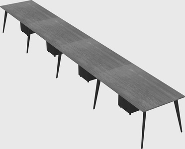 Modern rectangular office desk
