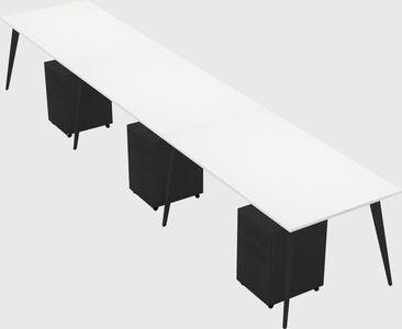 Modern rectangular office desk