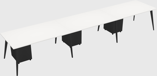 Modern rectangular office desk