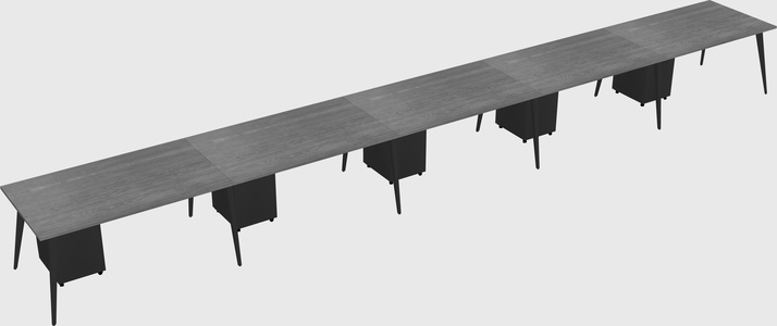Modern rectangular office desk