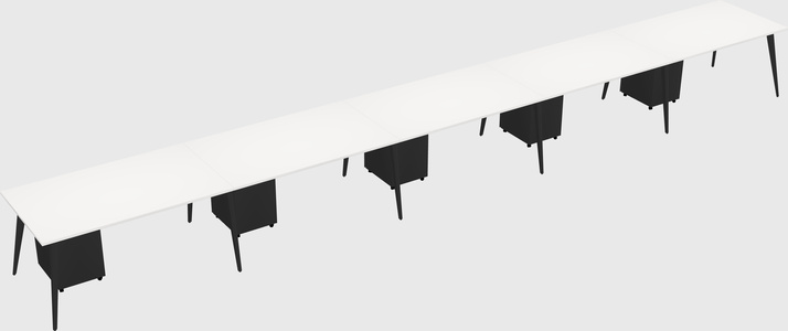 Modern rectangular office desk