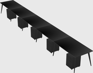 Modern rectangular office desk