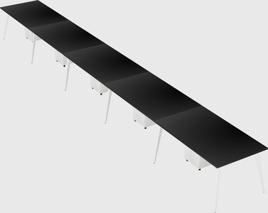 Modern rectangular office desk