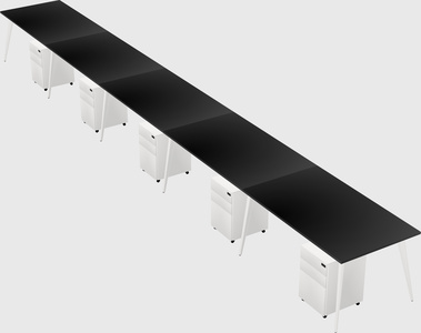 Modern rectangular office desk