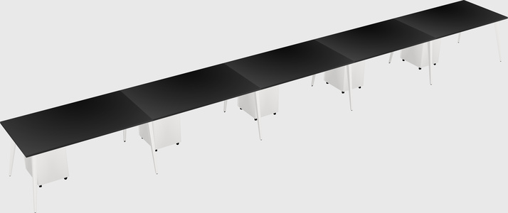 Modern rectangular office desk