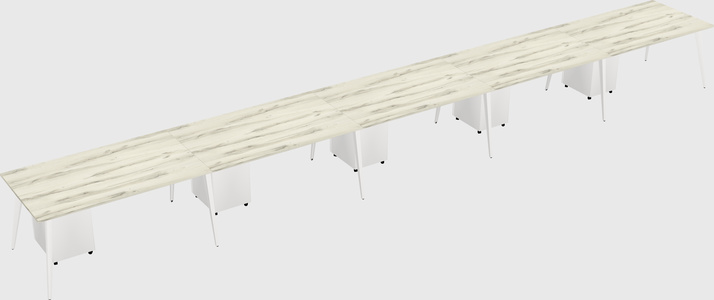 Modern rectangular office desk