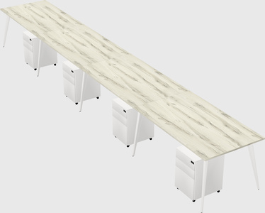 Modern rectangular office desk