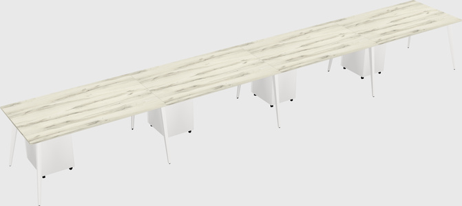 Modern rectangular office desk