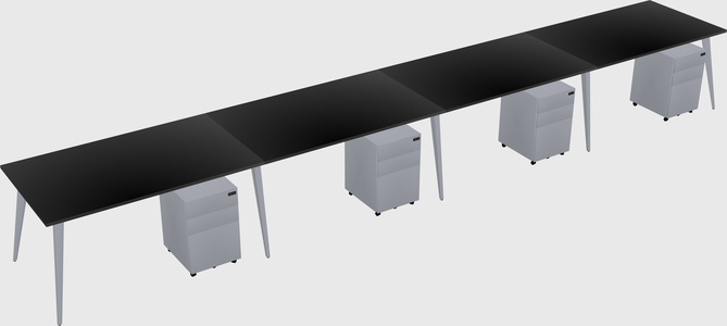 Modern Rectangular Office Desk