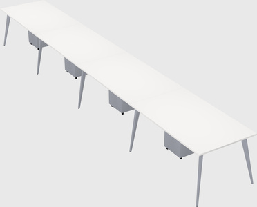 Modern rectangular office desk