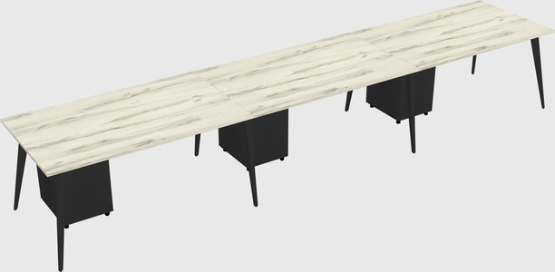 Modern rectangular office desk