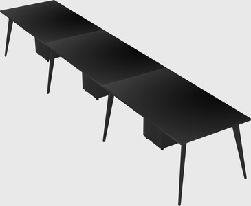 Modern rectangular office desk