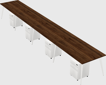 Modern rectangular office desk
