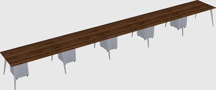 Modern rectangular office desk