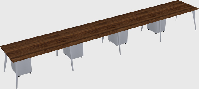 Modern rectangular office desk