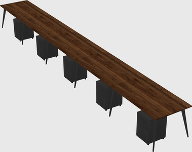 Modern rectangular office desk