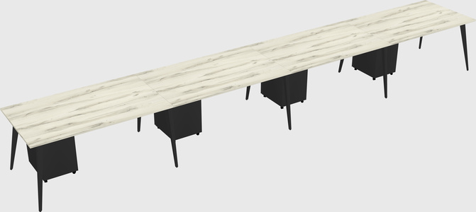 Modern rectangular office desk