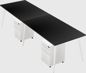 Modern rectangular office desk