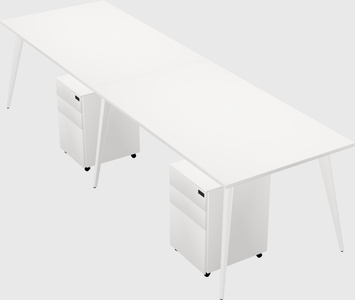Modern rectangular office desk