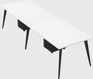 Modern rectangular office desk