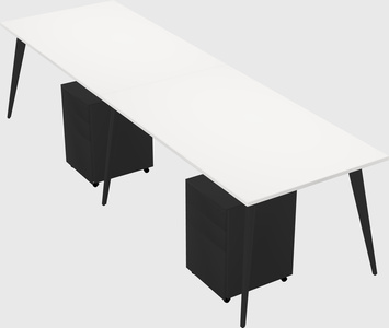 Modern rectangular office desk