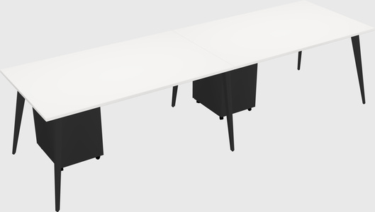 Modern rectangular office desk