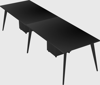 Modern rectangular office desk