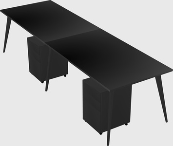 Modern rectangular office desk
