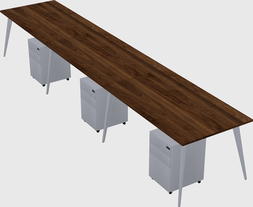 Modern rectangular office desk