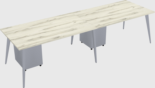 Modern rectangular office desk