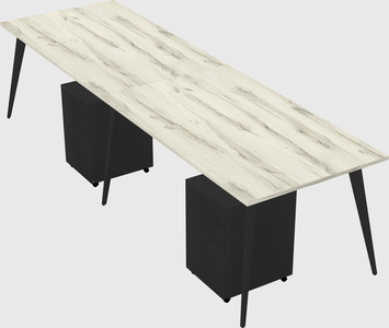 Modern rectangular office desk