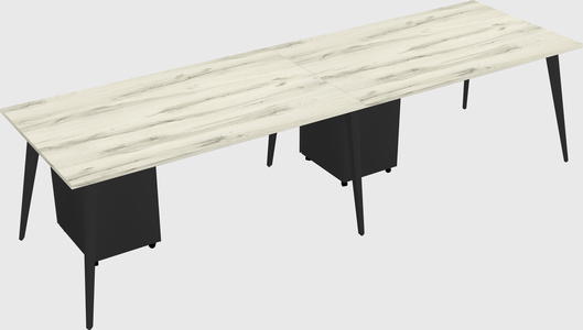 Modern rectangular office desk