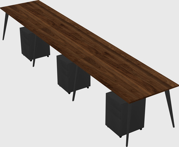 Modern rectangular office desk